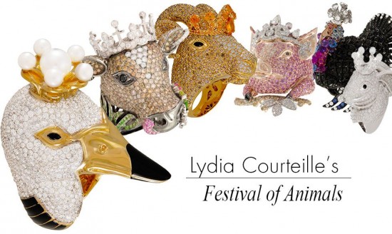 来自法国珠宝设计师Lydia Courteille的《动物庄园》